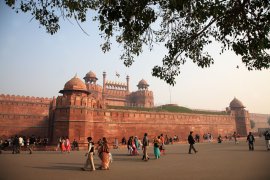 Paseo por el patrimonio en Delhi
